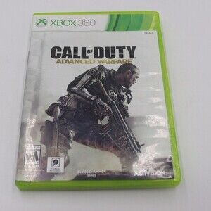 Xbox 360 Call of Duty Advanced Warfare Game Case & Disc With Booklet